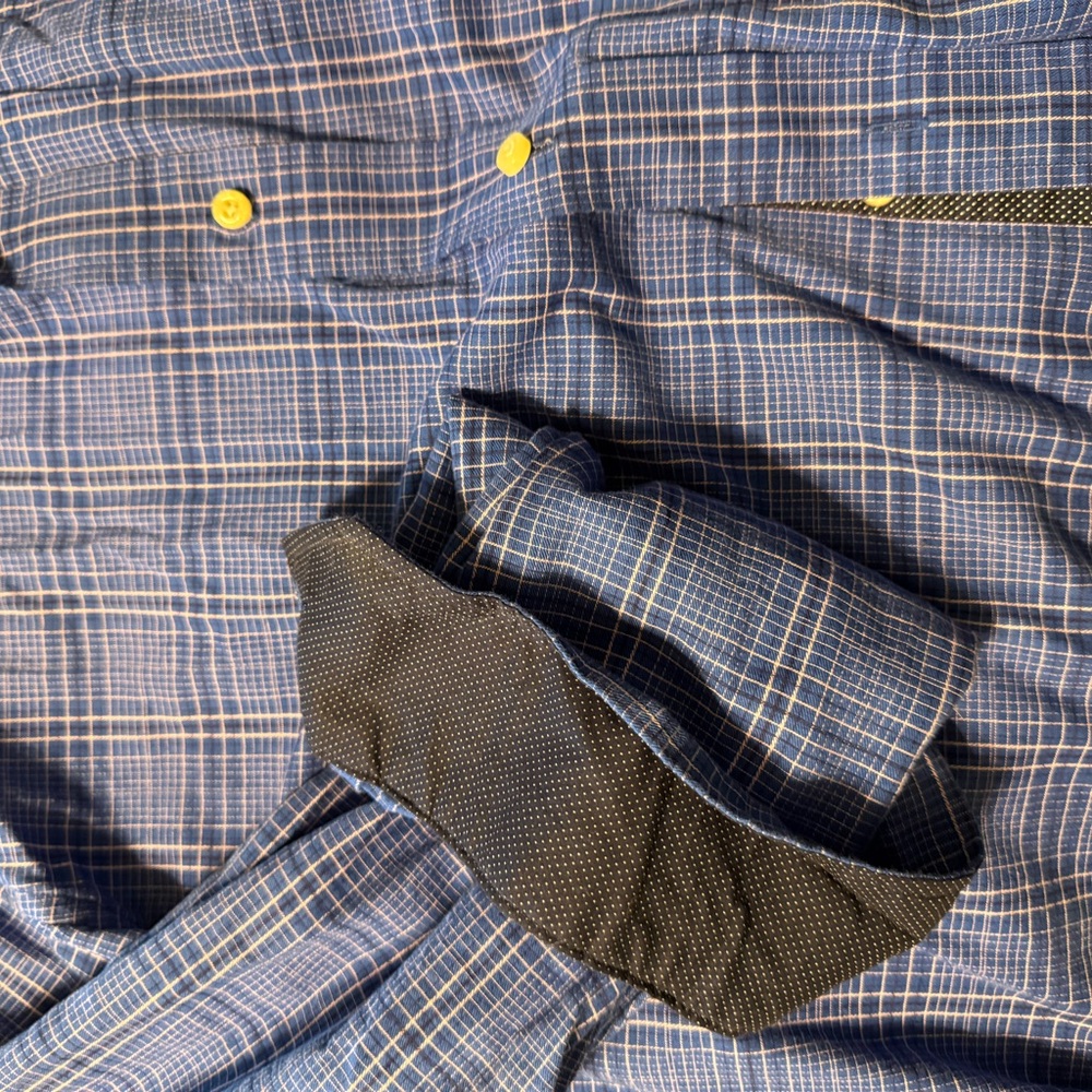 Tailorbyrd Blue Plaid Men's Shirt - Picture 5 of 5